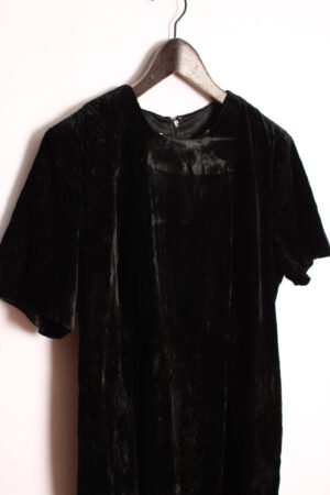 Vestido Terciopelo Vintage Negro "M/L"