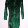 Vestido Terciopelo Verde Vintage "XS"