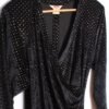 vestido-terciopelo-vintage_-61-1.jpg Vestido Terciopelo Vintage Negro Lunares Dorados "M"