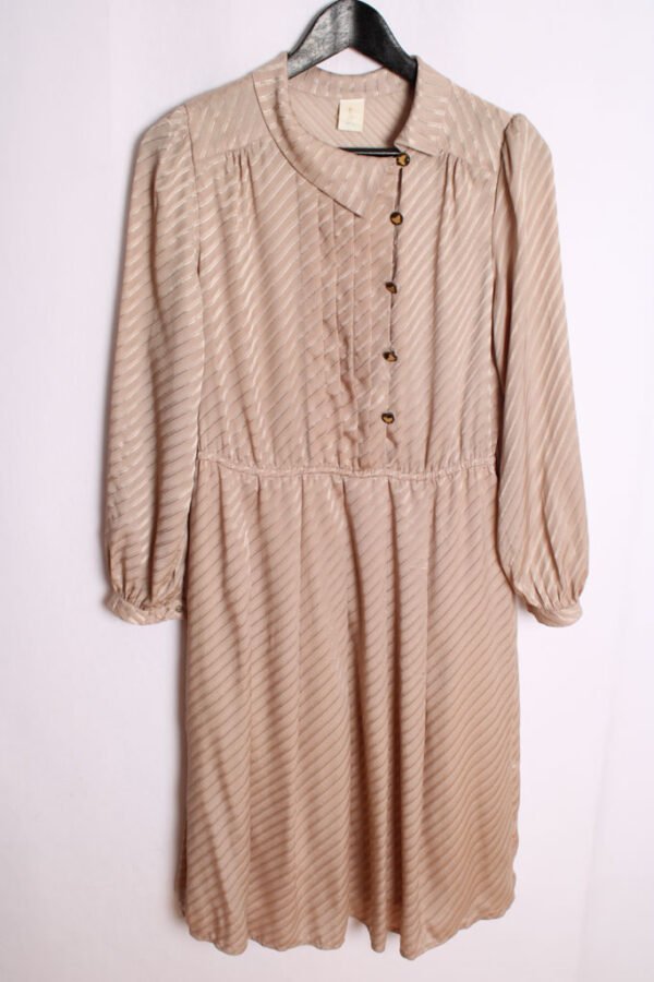 Vestido Cuello Asimétrico Vintage " M/L"