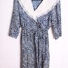 Vestido Lunares Cuello Bobo Vintage "M"