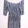 Vestido Lunares Cuello Bobo Vintage "M"