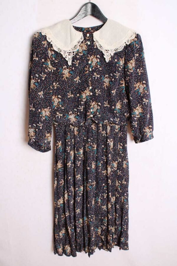 Vestido Vintage Estampado Flores "M/L"