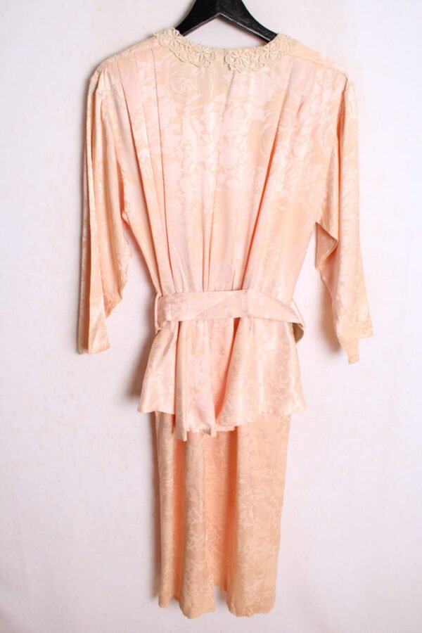 Vestido Midi Rosa con Cinturón "2XL"