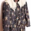Vestido Vintage Estampado Flores "M/L"