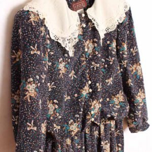 Vestido Vintage Estampado Flores "M/L"