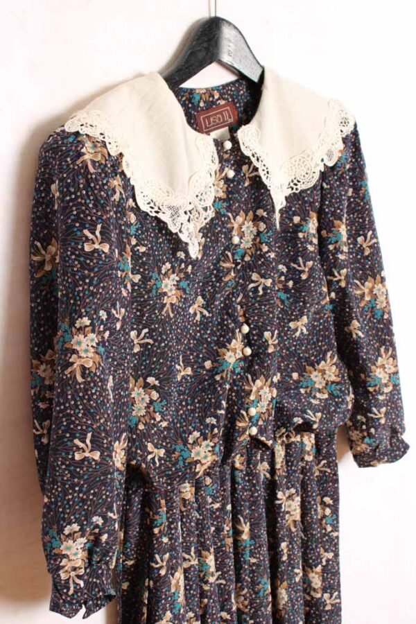Vestido Vintage Estampado Flores "M/L"