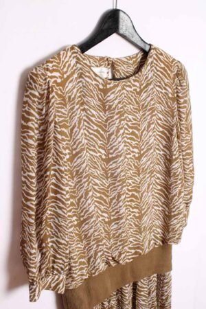 vestido-usa-midi-vintage-94.jpg Vestido Animal Print Vintage "M"