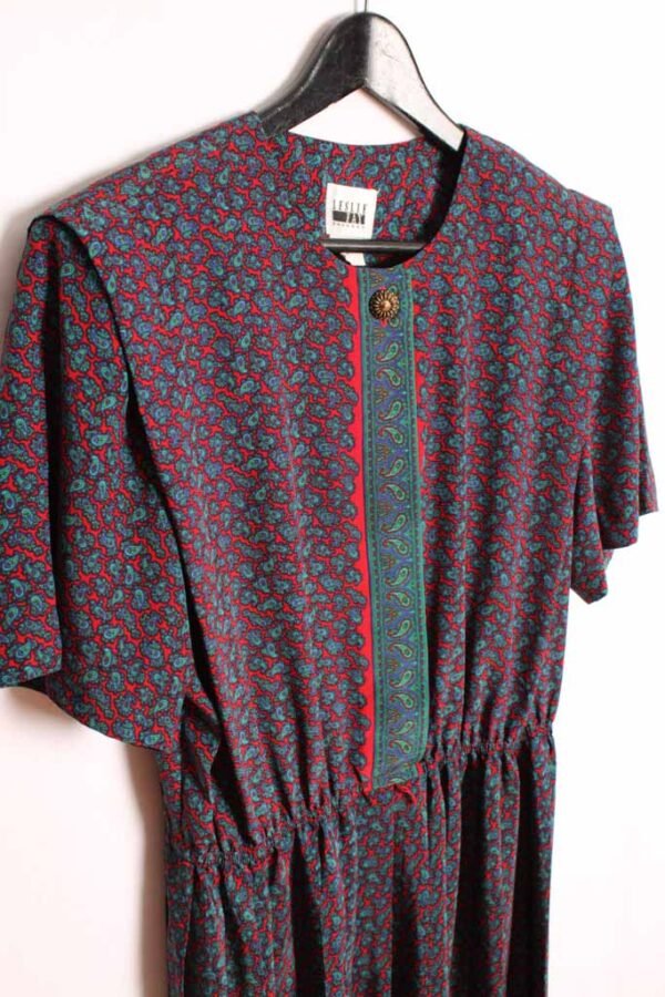 Vestido Paisley Midi Vintage "XXL"