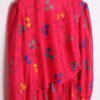 Vestido Fucsia Vintage Print Abstracto "M/L"