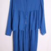 vestido-vintage-americano-verano-77.jpg Vestido Americano Vintage Azul con Plisados "S"