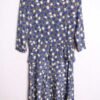 Vestido Americano Vintage con Lunares y Peplum "XL"