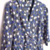 Vestido Americano Vintage con Lunares y Peplum "XL"