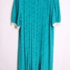 Vestido Midi Seda Vintage Rayas y Flores  "M/L"