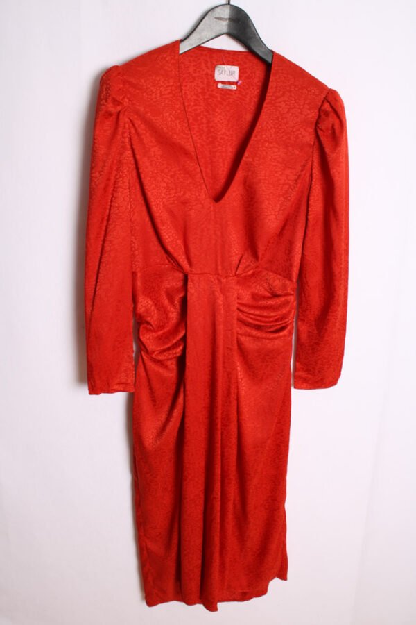 Vestido Vintage Midi Color Caldera  "S"