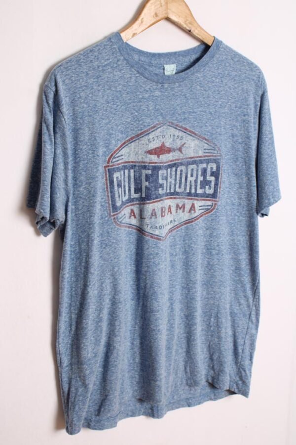 Camiseta Azul  Vintage Gulf Shores Alabama "L"
