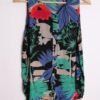 Blusa Vintage Estampado Flores Sin Mangas "S"