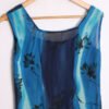 Top Tonos Azules Vintage Gasa "S"