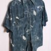 Camisa Vintage Gris con Flores "L"