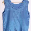 Top Vintage Azul Tornasolado "S"