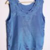 Top Vintage Azul Tornasolado "S"