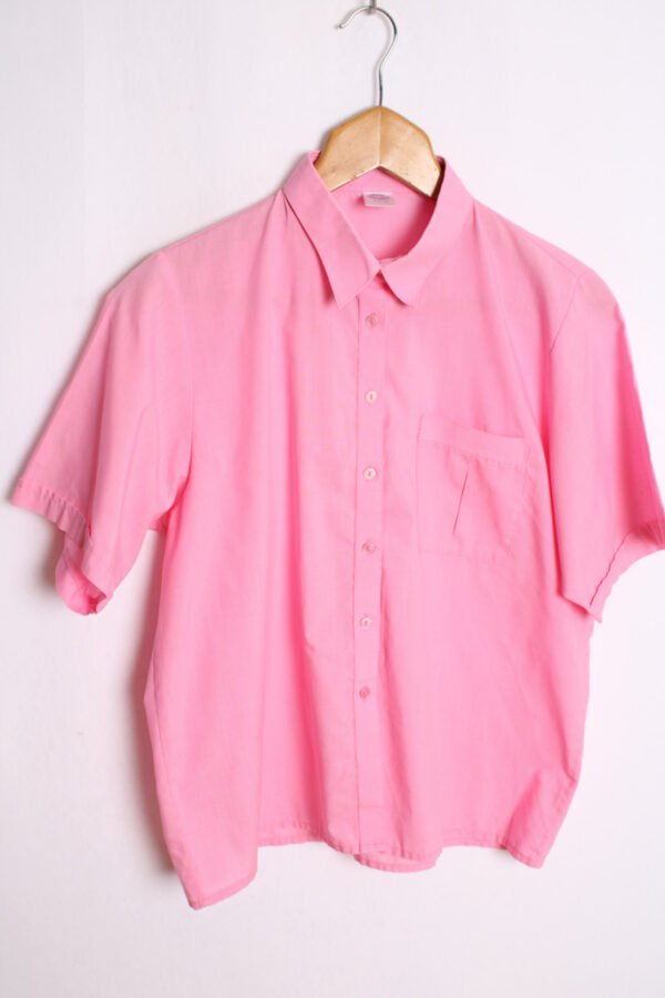 Camisa Bolsillo Vintage Rosa "M"