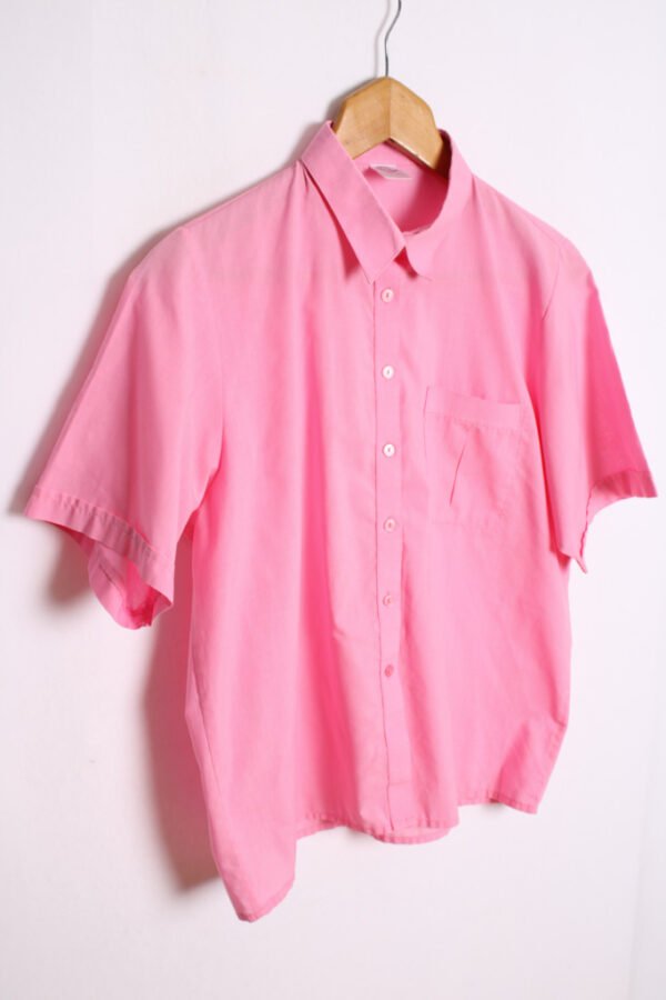 Camisa Bolsillo Vintage Rosa "M"