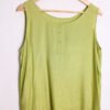 Camiseta Sin Mangas Vintage Verde Satinada "L"