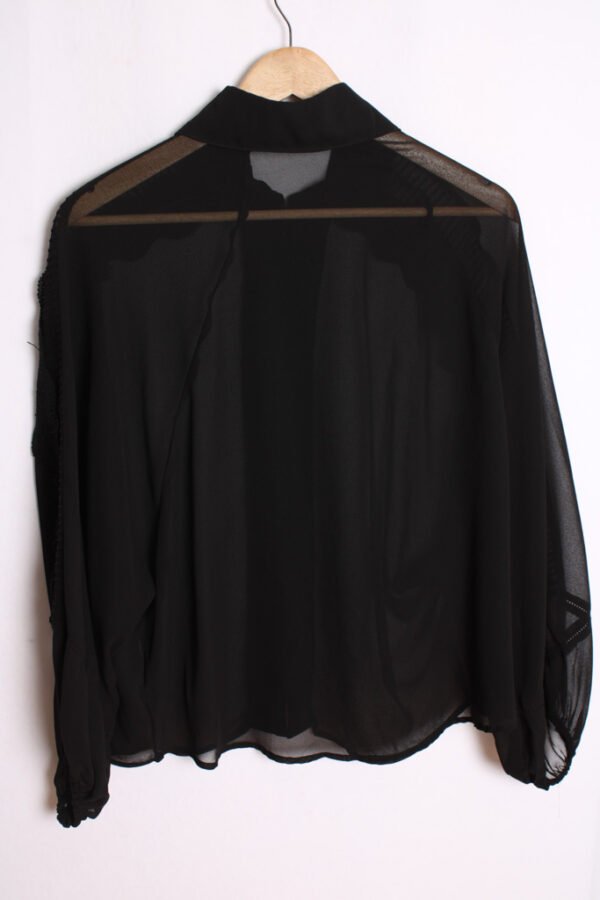 Camisa Manga Murciélago Vintage Transparente "L"