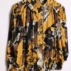 Camisa Print Abstracto Vintage Botones Joya "L"