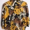 Camisa Print Abstracto Vintage Botones Joya "L"