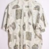 Camisa Print Étnico Vintage Blanca "XL"