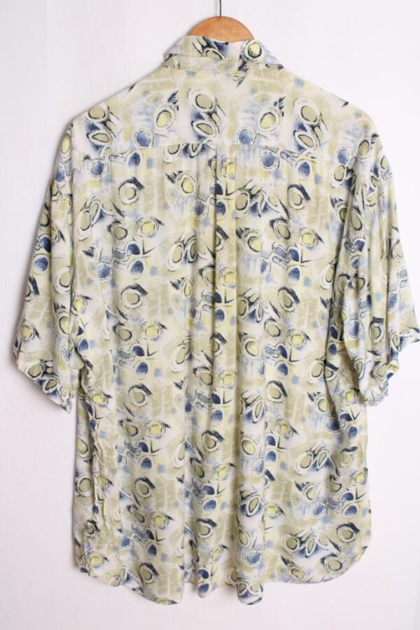 Camisa Print Abstracto Vintage Círculos y Elipses "2XL"