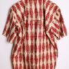 Camisa Handmade Vintage Tonos Rojizos "L"