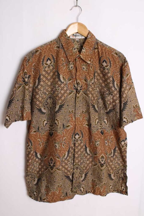 Camisa Estampada Indonesio Vintage "L"