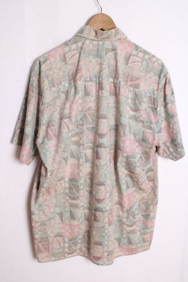 Camisa Vintage Estampada Tonos Pastel "L"