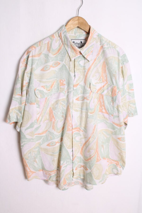 Camisa Vintage Estampados Pasteles "XL"