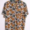 camisa estampada vintage_-35 Camisa Vintage Blanca con Flores "M"