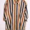 Camisa Print Rayas Verticales Vintage "2XL"