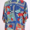 Camisa Vintage Estampado Paisley y Flores "M"
