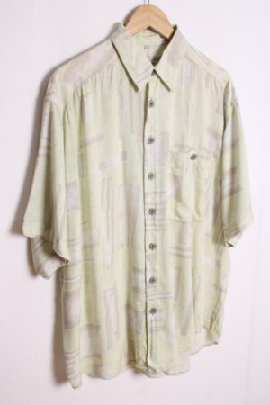 Camisa Vintage Print Amarillo Flúor "2XL"