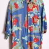 Camisa Vintage Estampado Paisley y Flores "M"