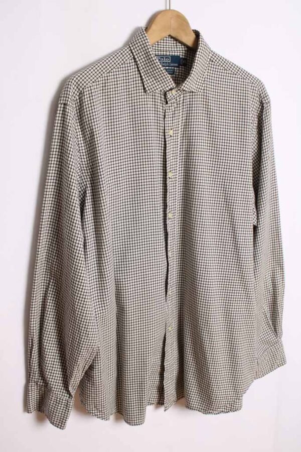 camisa marca vintage chico-55 Camisa Cuadros Vintage Ralph Lauren "XL"