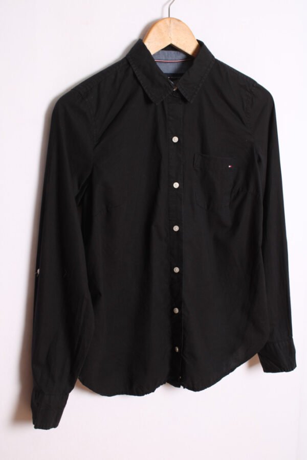 Camisa Tommy Hilfiger Vintage Negra "S"