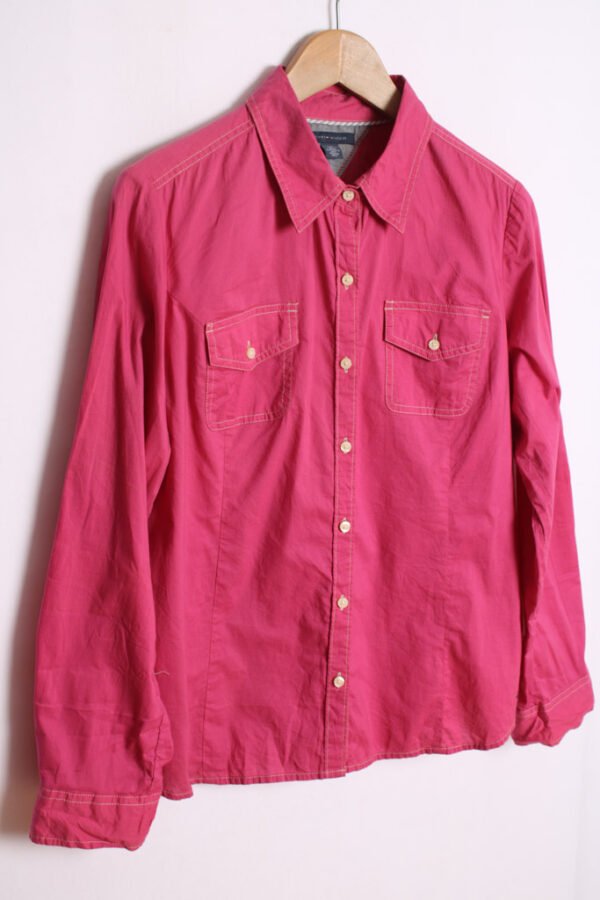 Camisa Tommy Hilfiger Vintage Color Fucsia "L"