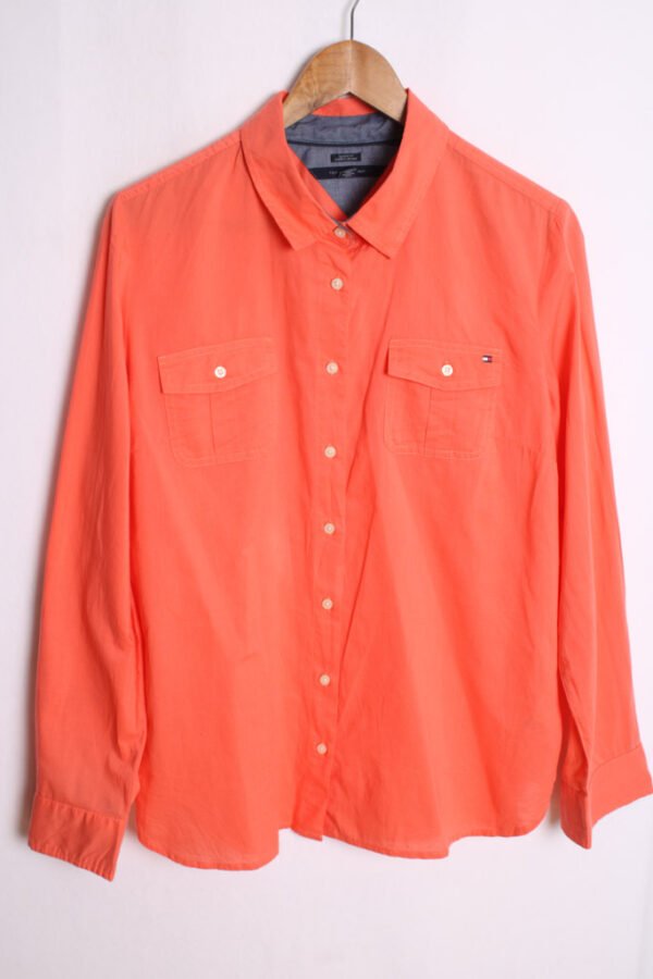 Camisa Tommy Hilfiger Vintage Color Salmón "L"
