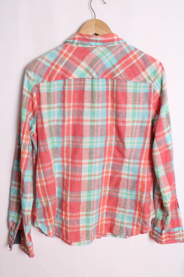 Camisa Tommy Hilfiger Vintage Cuadros  Pastel "L"