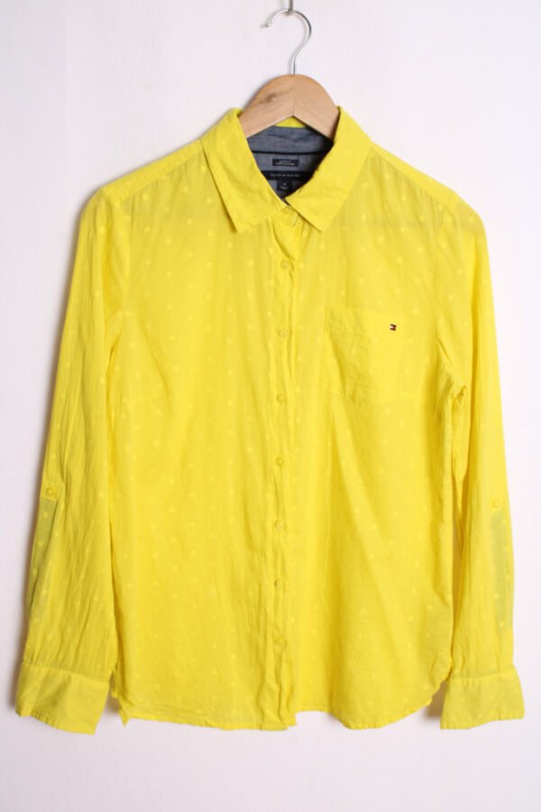 Camisa Tommy Hilfiger Vintage Amarillo Flúor "M"
