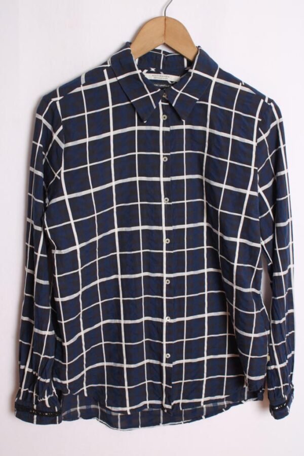 Camisa Scotch & Soda Vintage Azul a Cuadros "S"