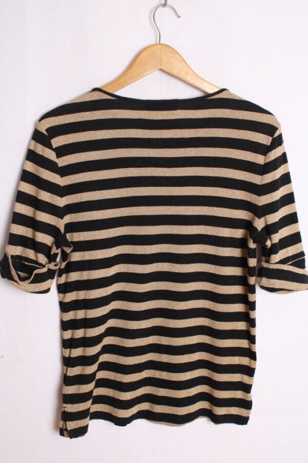 camisa tommy hilfiger vintage ralph lauren-47 Camiseta Ralph Lauren Vintage Rayas Doradas "M"